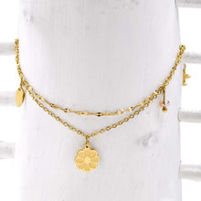 Laden Sie das Bild in den Galerie-Viewer, Fußkette "Blume"