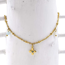 Laden Sie das Bild in den Galerie-Viewer, Fußkette "Byzantinisches Kreuz"