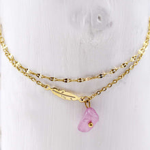 Laden Sie das Bild in den Galerie-Viewer, Fußkette "Echtstein"