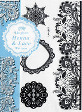 Laden Sie das Bild in den Galerie-Viewer, Henna & Lace Tattoos (schwarz)