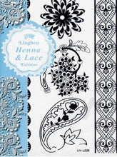 Laden Sie das Bild in den Galerie-Viewer, Henna & Lace Tattoos (schwarz)