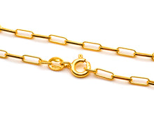 Laden Sie das Bild in den Galerie-Viewer, Sterlingsilber Gliederkette vergoldet in verschiedenen Längen