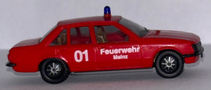 Herpa Opel Rekord Berlina 2,0 E Feuerwehr Mainz 01