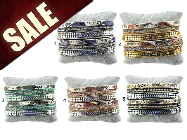 Wunderschöne Alcantara Wickelarmbänder  