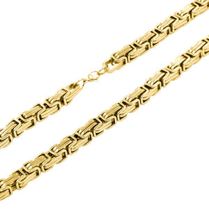 "Gold King" Unsere vergoldete Königskette aus Edelstahl