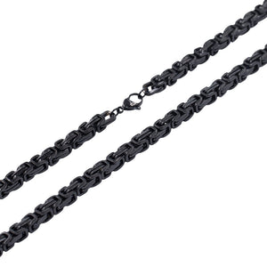 "Black King" Unsere Edelstahlkette in schwarz