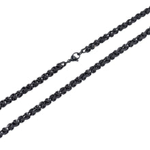 Laden Sie das Bild in den Galerie-Viewer, &quot;Black King&quot; Unsere Edelstahlkette in schwarz
