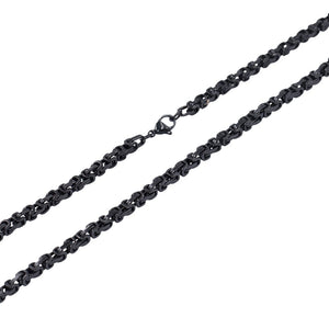 "Black King" Unsere Edelstahlkette in schwarz