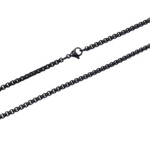 Unsere "schwarze" Venezianerkette aus Edelstahl