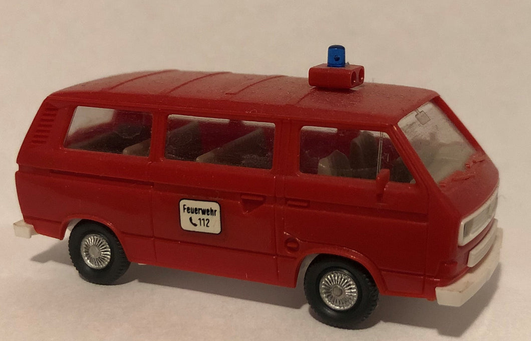 VW T3 Bus Feuerwehr Wiking
