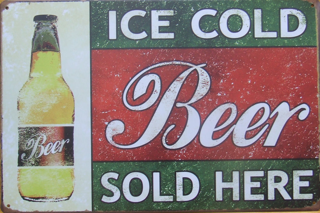 Ice cold Beer sold here